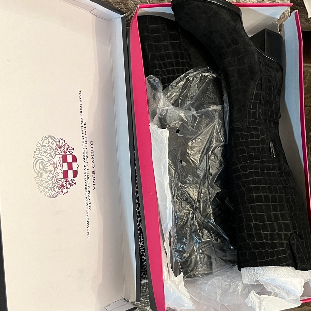 Vince Camuto Black Winter & Rain Boots